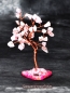 Preview: Hexenshop Dark Phönix Rosenquarz Edelsteinbäumchen 35 Steinchen Rosa Achat